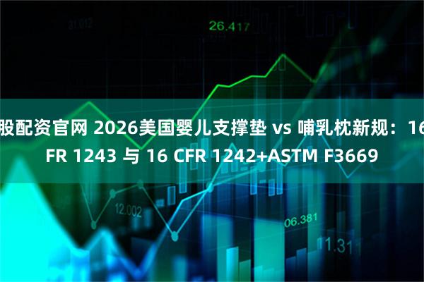 炒股配资官网 2026美国婴儿支撑垫 vs 哺乳枕新规：16 CFR 1243 与 16 CFR 1242+ASTM F3669